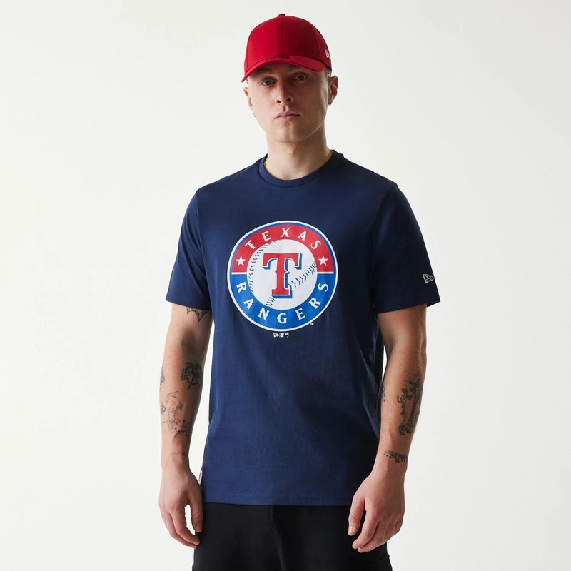 Texas Rangers MLB Regular Dark Blue T-Shirt XS