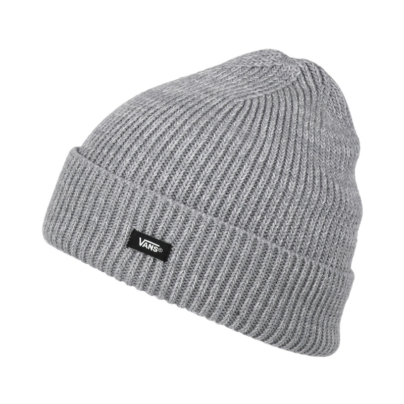 Vans Hats Post Shallow Cuff Beanie Hat – Heather Grey 1-Size
