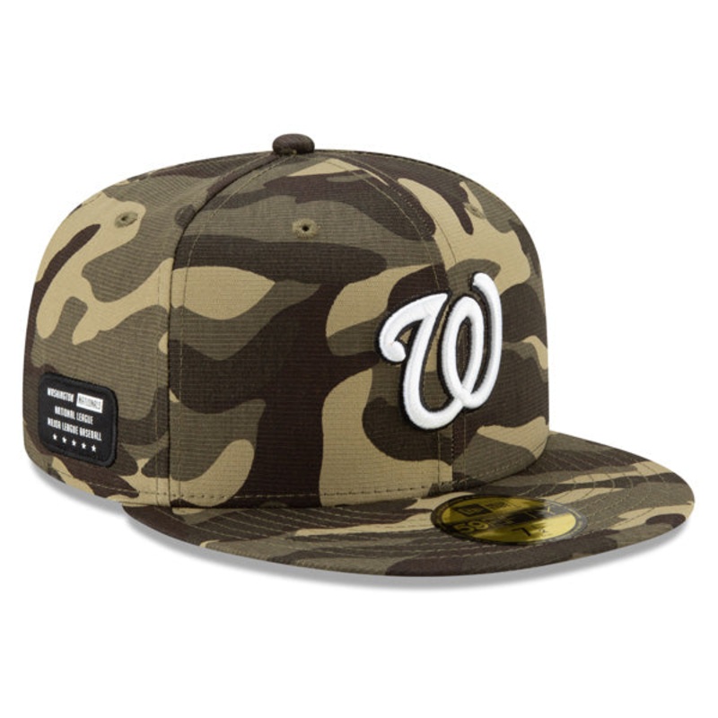 Washington Nationals New Era 2021 Armed Forces Day On-Field 59FIFTY Fitted Hat – Camo 6 7/8