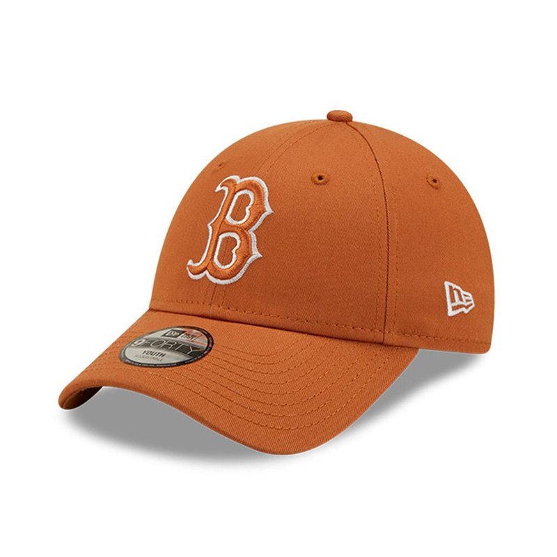 Boston Red Sox 9FORTY Kids League Essential Toffee Cap NE-CHILD