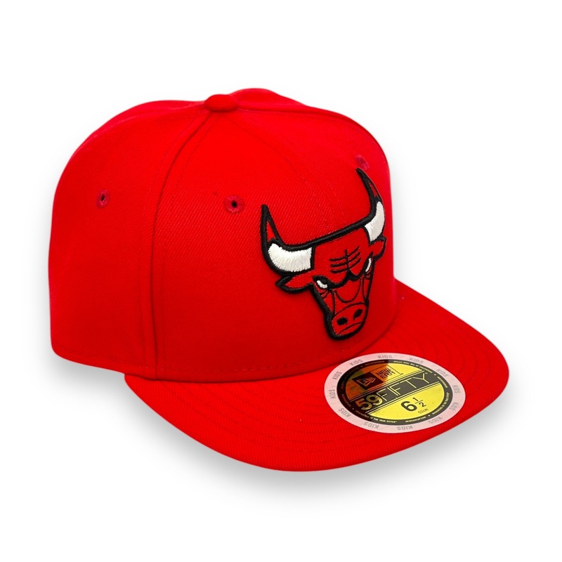 “KIDS” CHICAGO BULLS (RED) NEW ERA 59FIFTY FITTED 63/8