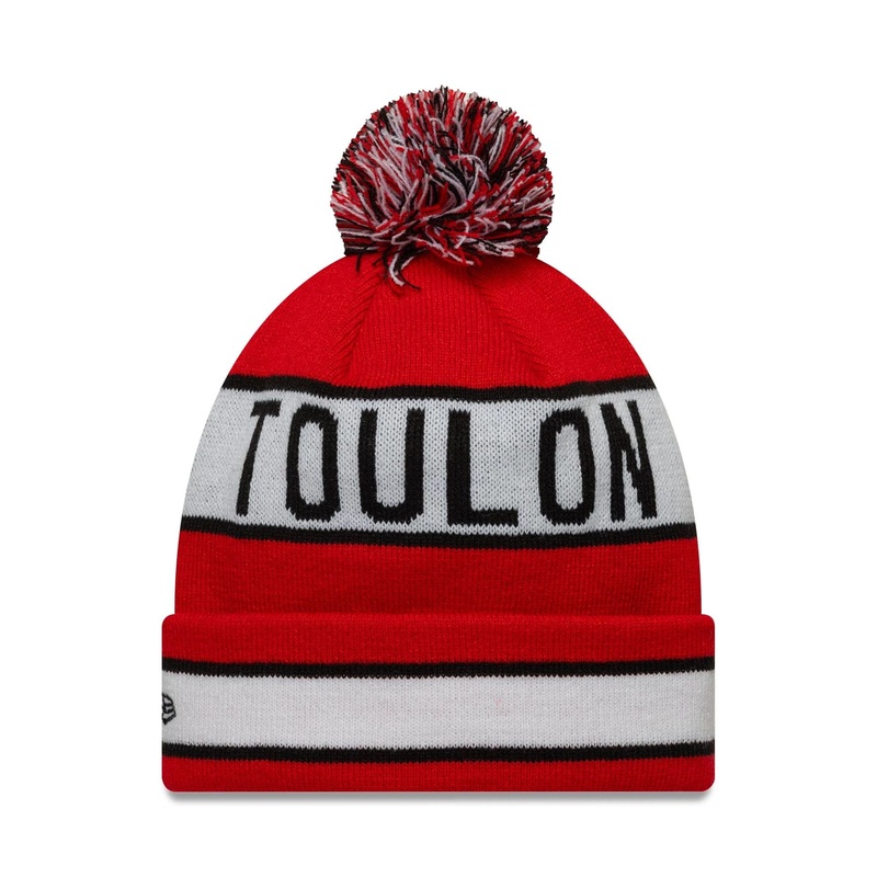 RC Toulonnais Red Jake knit Beanie Hat OSFM