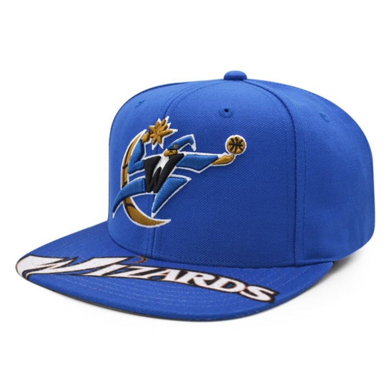 Washington Wizards Mitchell & Ness SWINGMAN POP Snapback Hat – Blue