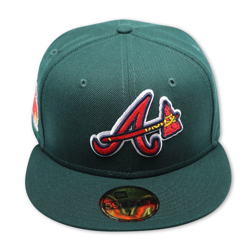 ATLANTA BRAVES (GREEN) (2000 ALLSTARGAME) NEW ERA 59FIFTY FITTED (RED UNDER VISOR) 67/8