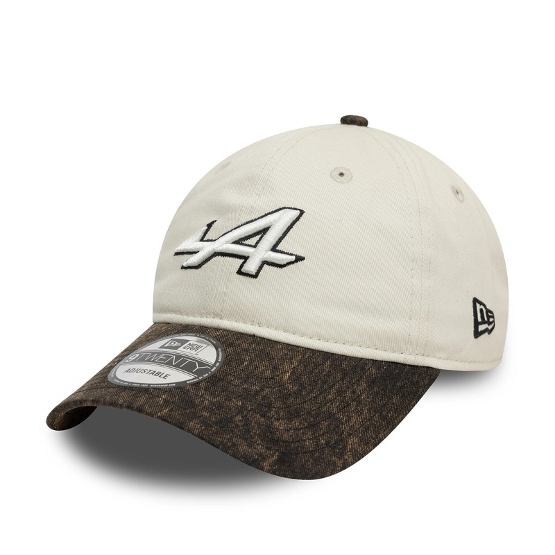 Alpine Racing Acid Wash White 9TWENTY Adjustable Cap OSFM