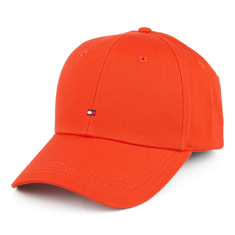 Tommy Hilfiger Hats Classic Baseball Cap – Red Clay Adjustable