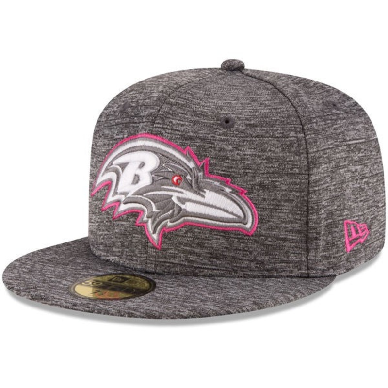 Baltimore Ravens New Era 2016 NFL Breast Cancer Awareness (BCA) Sideline 59FIFTY Fitted Hat 8