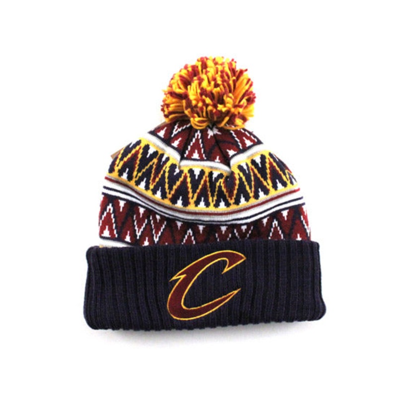 Cleveland Cavaliers Mitchell and Ness Cuffed Knit Beanies (2015) One Size