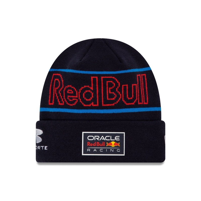 Red Bull Racing Sergio Perez Team Navy Cuff Knit Beanie Hat OSFM