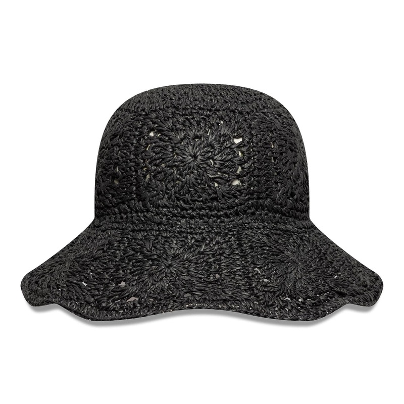 New Era Paper Hat Black Adventure Bucket Hat S-M