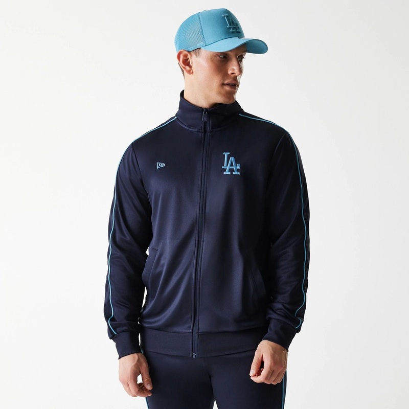 LA Dodgers MLB Navy Track Top XS