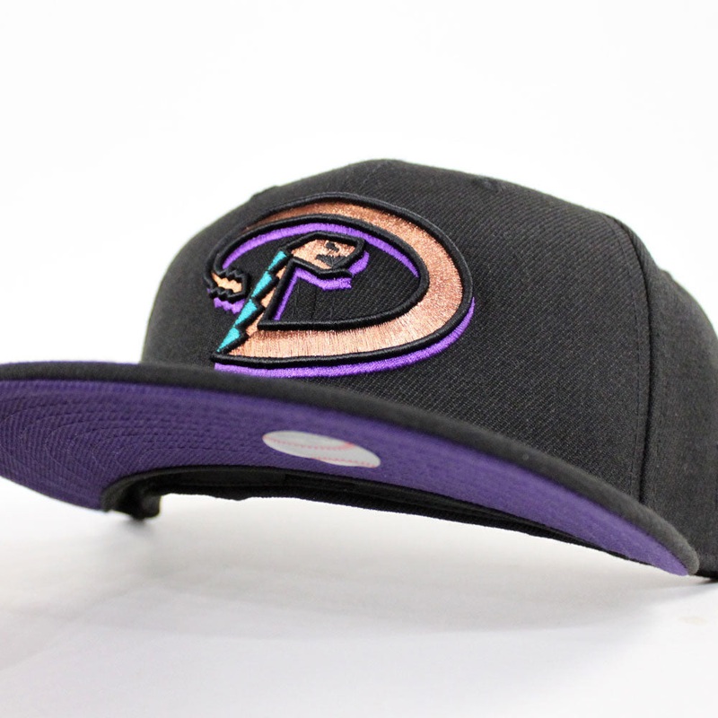Arizona Diamondbacks 2010 All Star Game New Era 59Fifty Fitted Hat (Black Purple Under Brim) 6 7/8