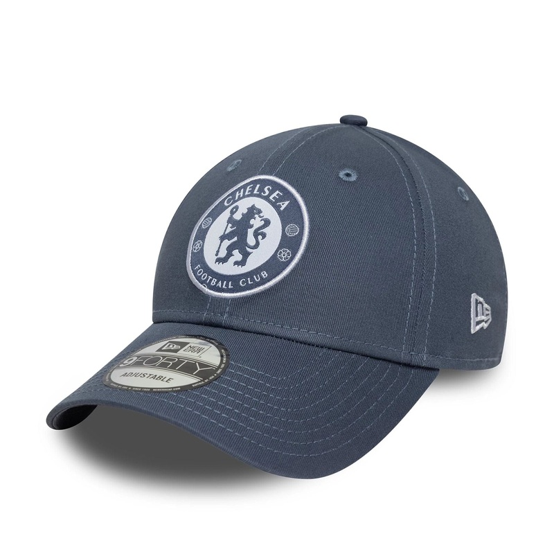 Chelsea FC Lion Crest Seasonal Dark Blue 9FORTY Adjustable Cap OSFM
