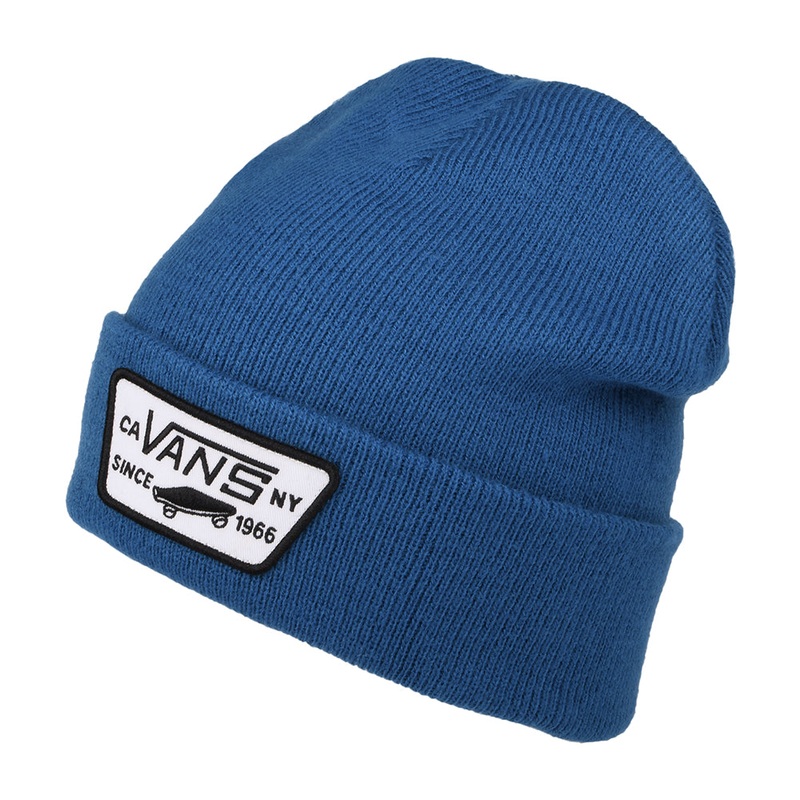 Vans Hats Milford Beanie Hat – Blue 1-Size