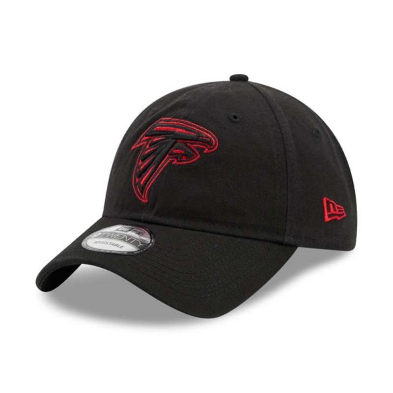 Atlanta Falcons Team New Era Core Classic 9TWENTY Adjustable Hat  Black