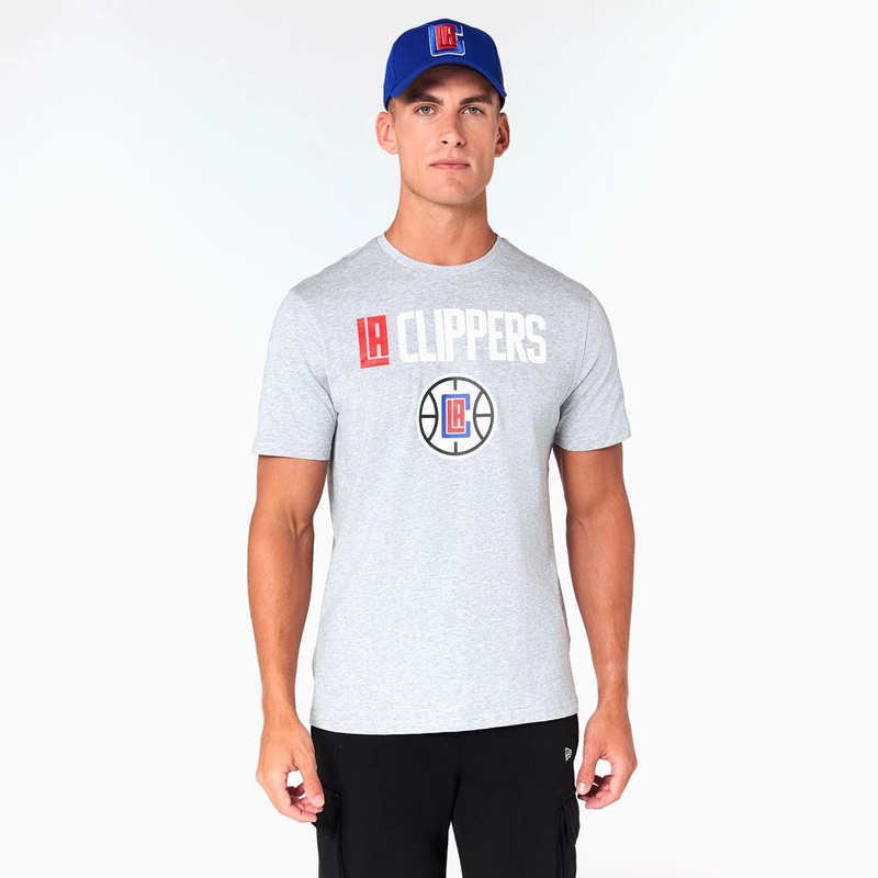 LA Clippers NBA Grey T-Shirt XS
