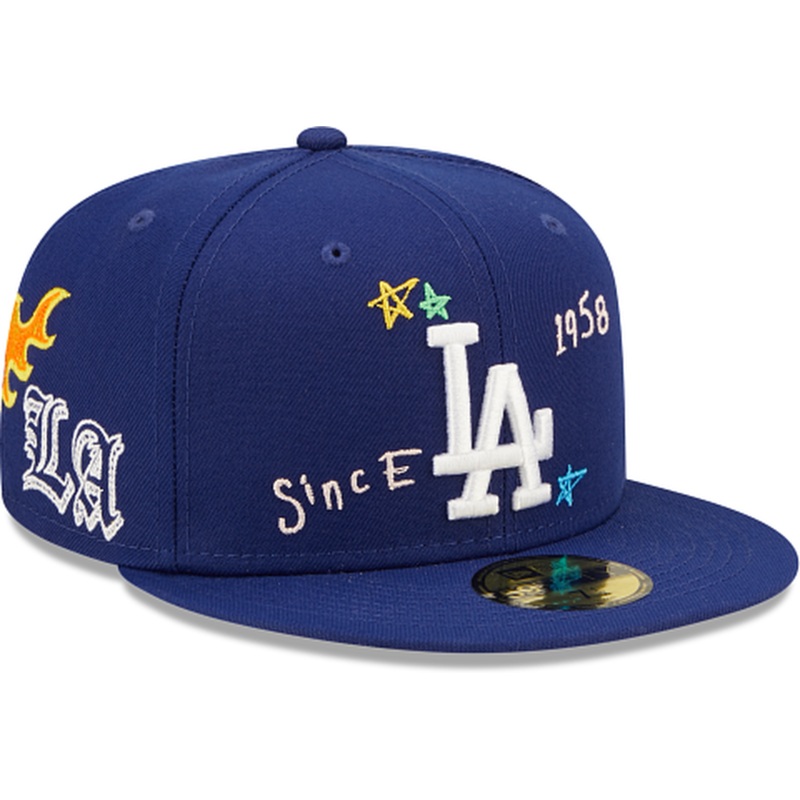 New Era  Los Angeles Dodgers Scribble Collection 2022 59FIFTY Fitted Hat