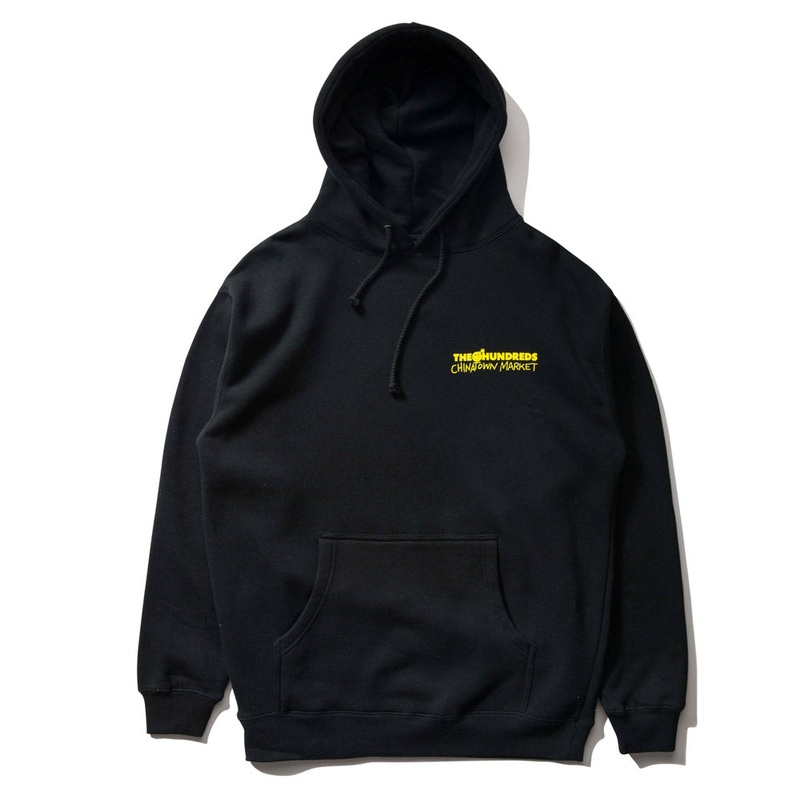 The Hundreds x Chinatown Market Crossout Adam Pullover (Black) m