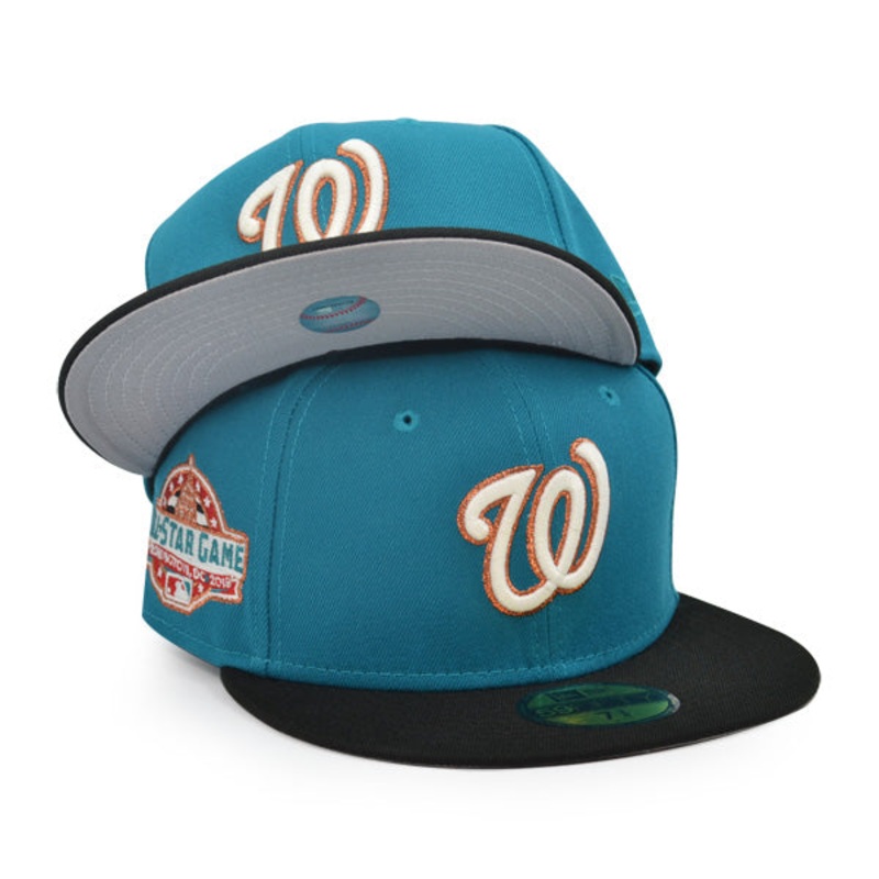Washington Nationals 2018 ASG Exclusive New Era 59Fifty Fitted Hat – TidalWave/Black 6 7/8