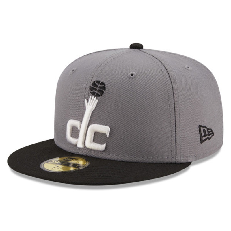 Washington Wizards New Era STORM GRAY Fitted 59Fifty NBA Hat 7