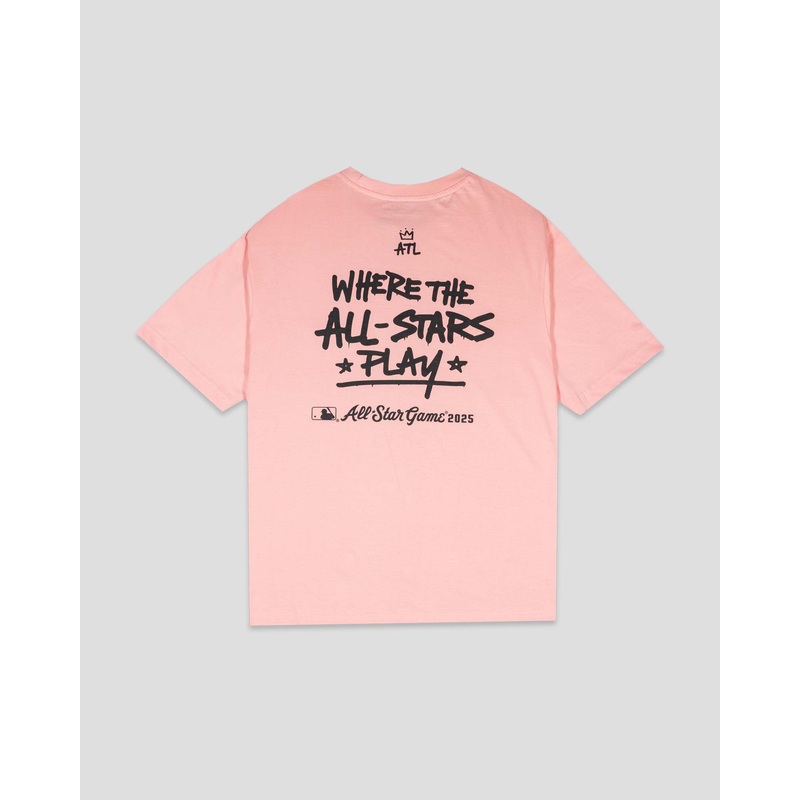Where the All-Stars Play Pima Cotton T-Shirt (Pink) – All-Star Game 2025 XS