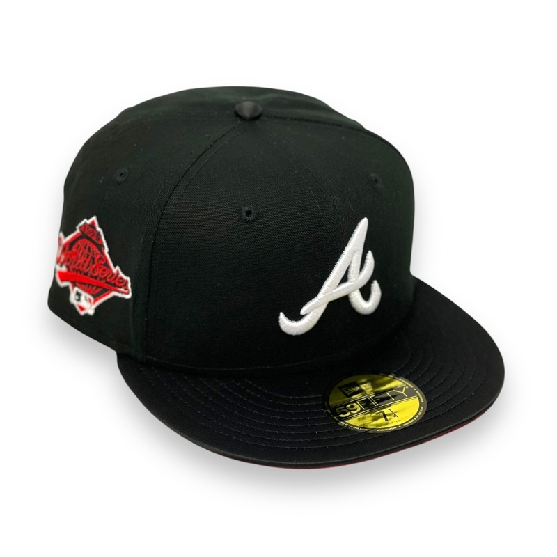 ATLANTA BRAVES (BLACK ) (1995 WORLD SERIES ) NEW ERA 59FIFTY FITTED 67/8