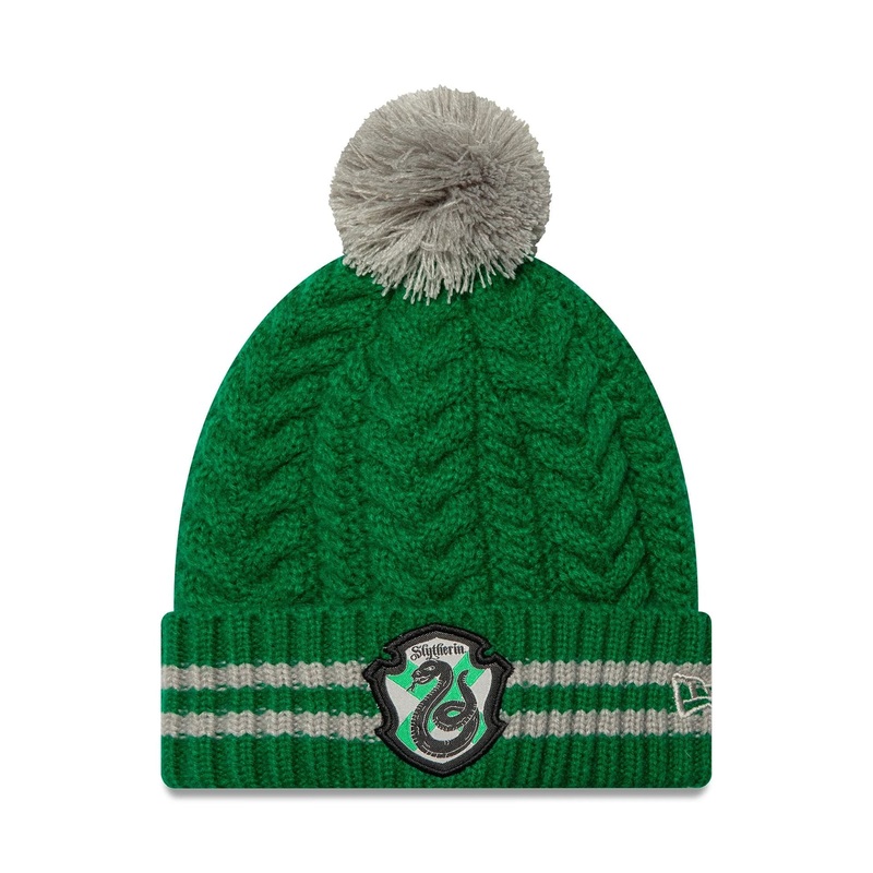 Harry Potter Youth Harry Potter Green Bobble Knit Beanie Hat Youth