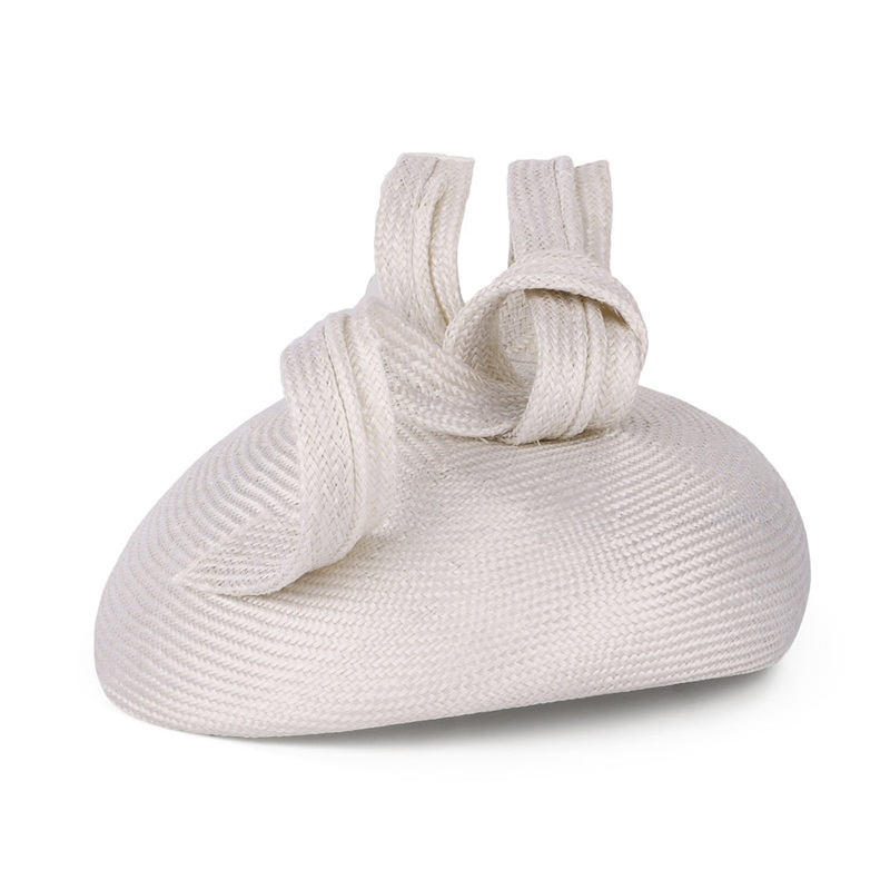 Whiteley Hats Duchess Of Cambridge Straw Pillbox Hat – Off White 1-Size