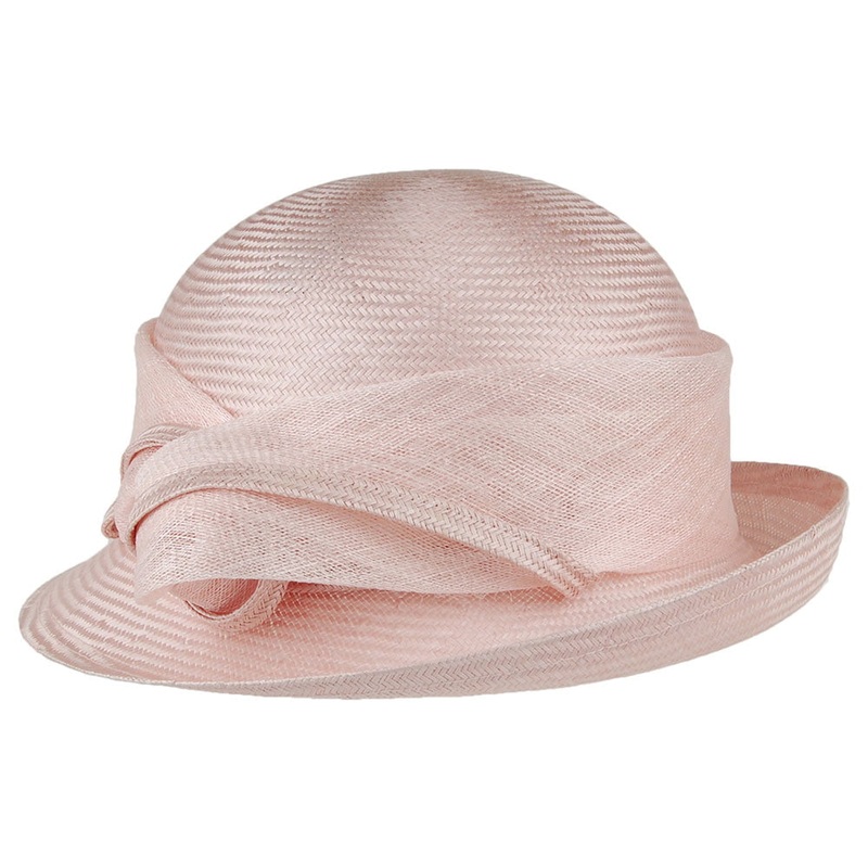 Whiteley Hats Molly Straw Cloche Hat – Rose 1-Size