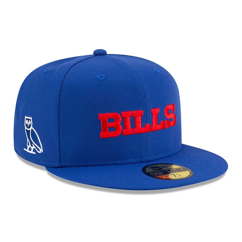 Buffalo Bills OVO x NFL 2024 Light Blue 59FIFTY Fitted Cap 6 7/8