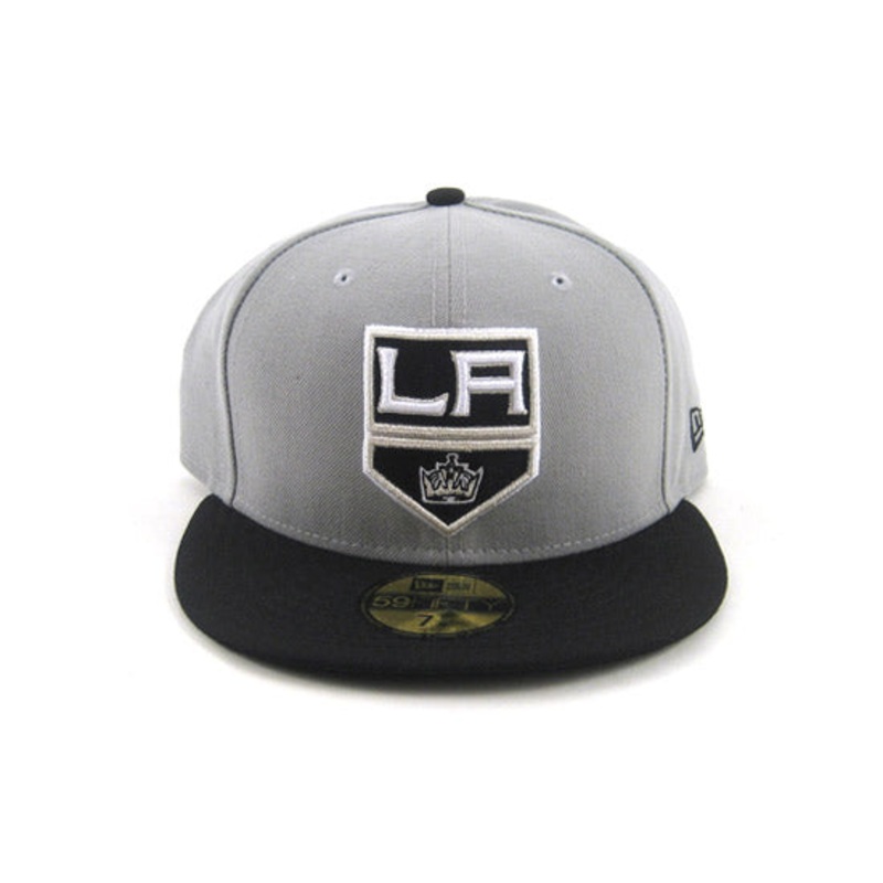 Los Angeles Kings New Era 59Fifty Fitted Hats (GRAY BLACK) 8