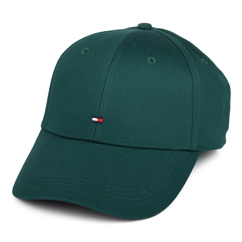 Tommy Hilfiger Hats Classic Baseball Cap – Bottle Green Adjustable