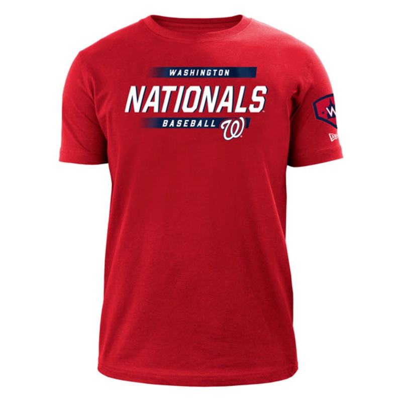 Washington Nationals New Era HOME RUN Short Sleeve MLB T-Shirt – Red S