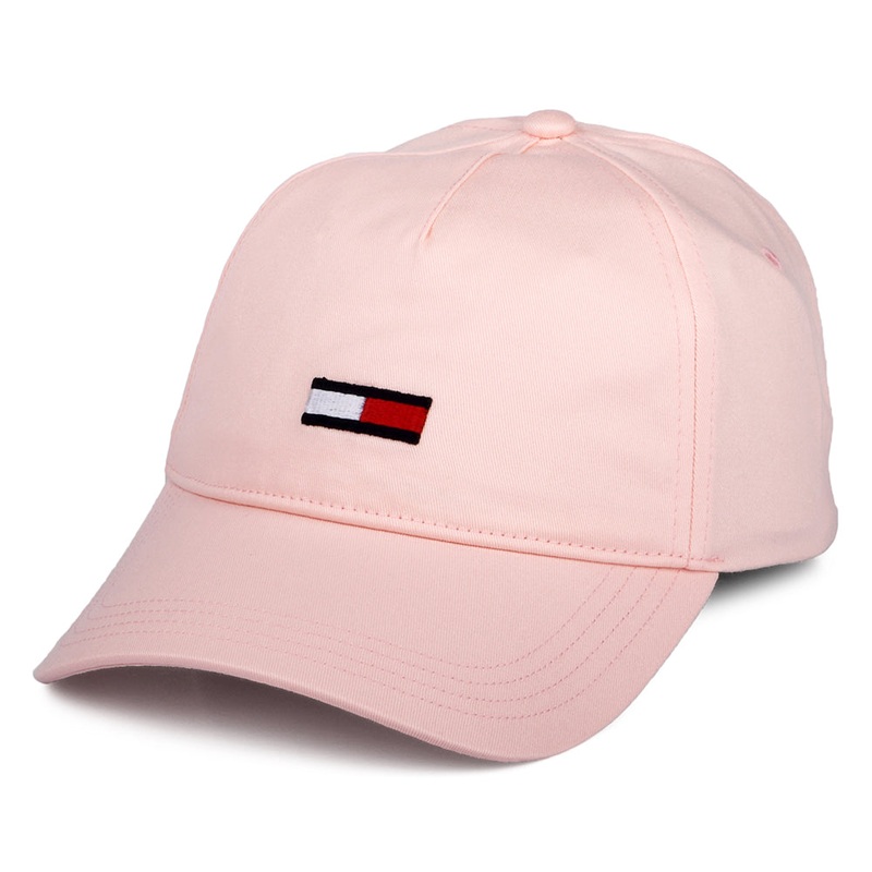 Tommy Hilfiger Hats TJW Flag Baseball Cap – Dusky Pink Adjustable