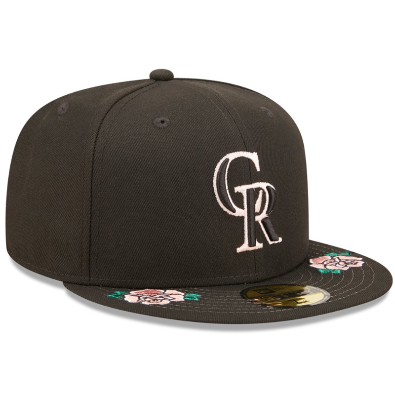 New Era x Lids HD Colorado Rockies Double Rose 59FIFTY Fitted Cap