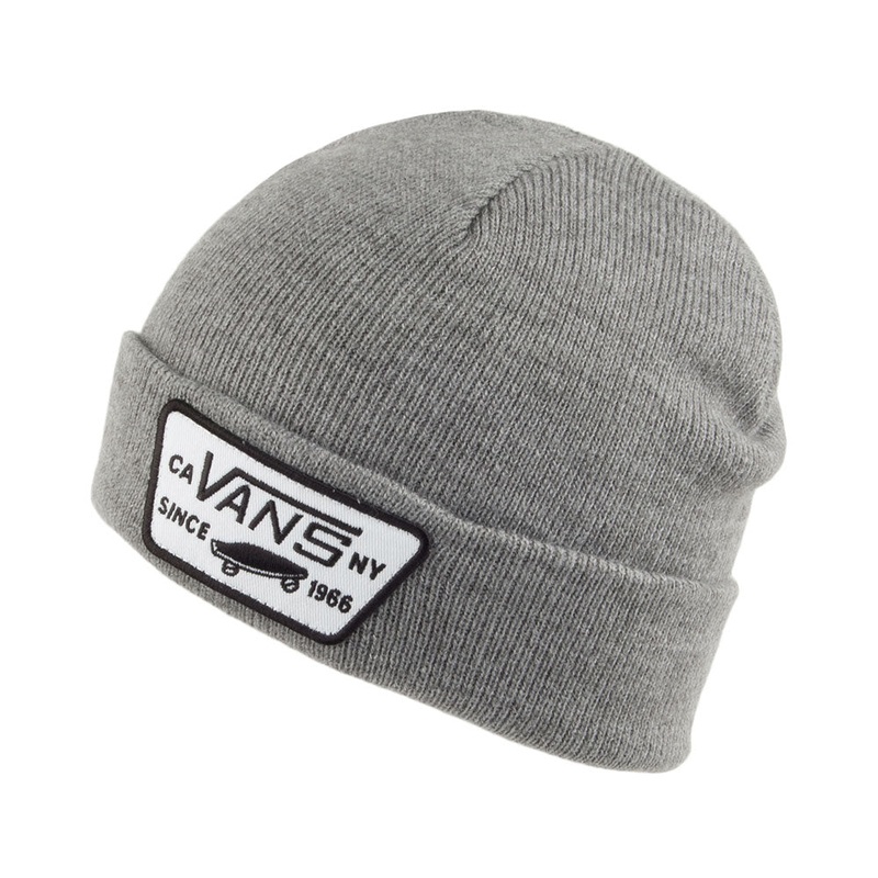Vans Hats Kids Milford Beanie Hat – Grey Kids – 1-Size
