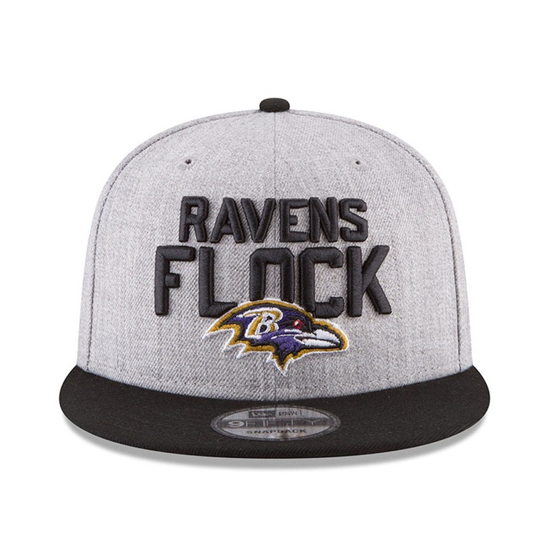 Baltimore Ravens New Era 2018 NFL Draft On-Stage 9Fifty Snapback Hat – Graphite