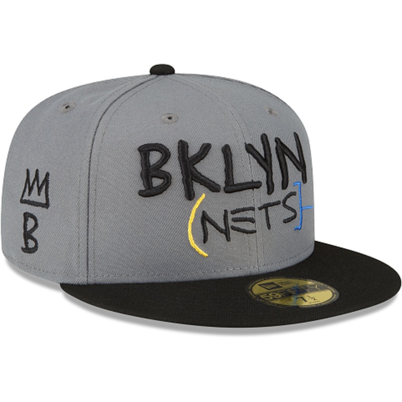 New Era Brooklyn Nets 2022-23 City Edition Gray 59FIFTY Fitted Hat