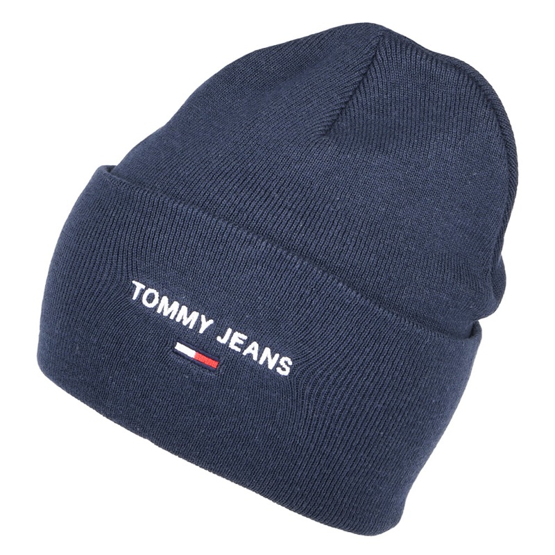 Tommy Hilfiger Hats TJM Sport Beanie Hat – Navy Blue 1-Size