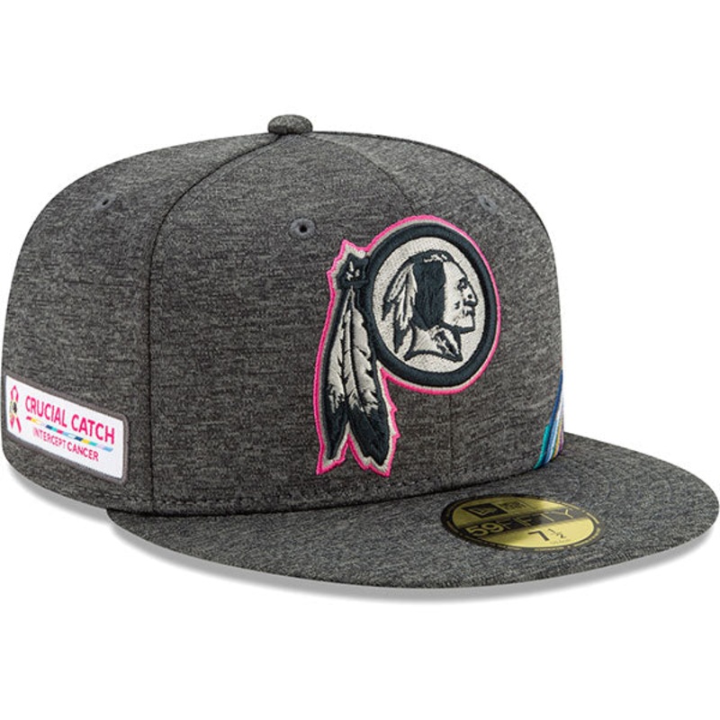 Washington Redskins New Era 2019 Crucial Catch 59FIFTY Fitted Hat – Graphite 7