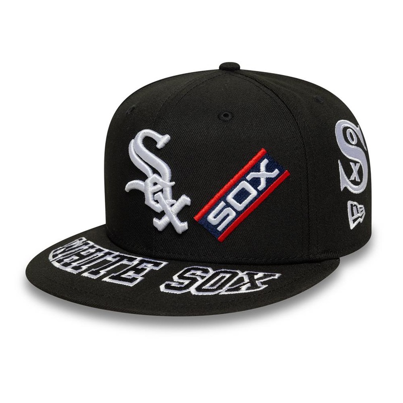 Chicago White Sox 59FIFTY MLB All Over Black Cap 7