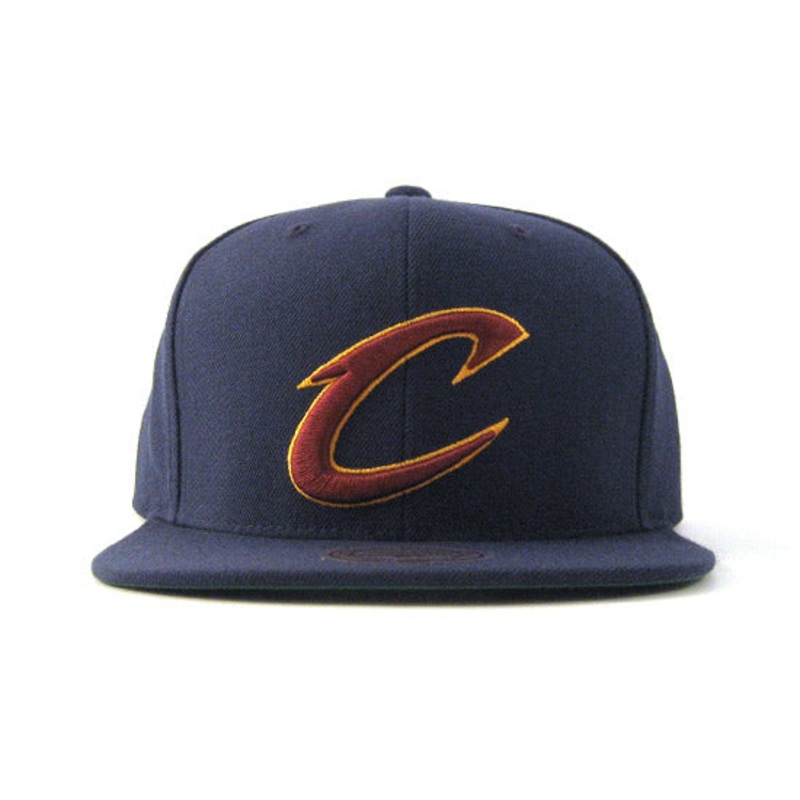 Cleveland Cavaliers Mitchell&Ness Snapback Hats (Navy) One Size