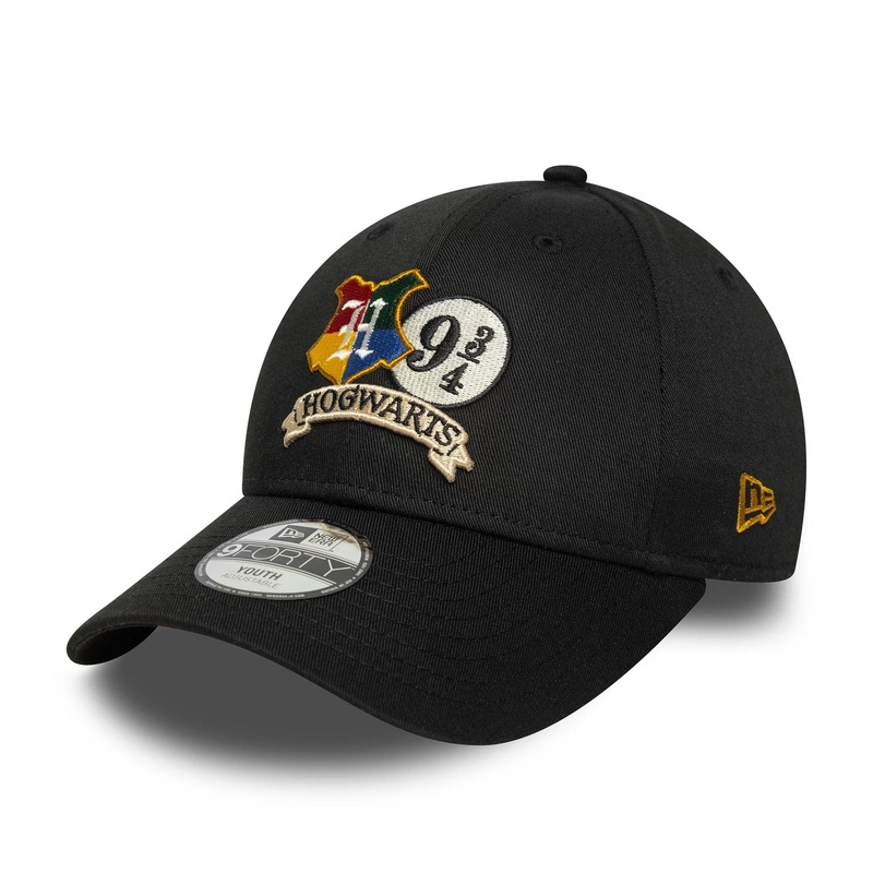 Harry Potter Hogwarts Youth Warner Brothers Black 9FORTY Adjustable Cap Youth
