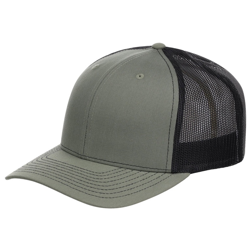 Richardson 112 Trucker – Olive/Black Adjustable