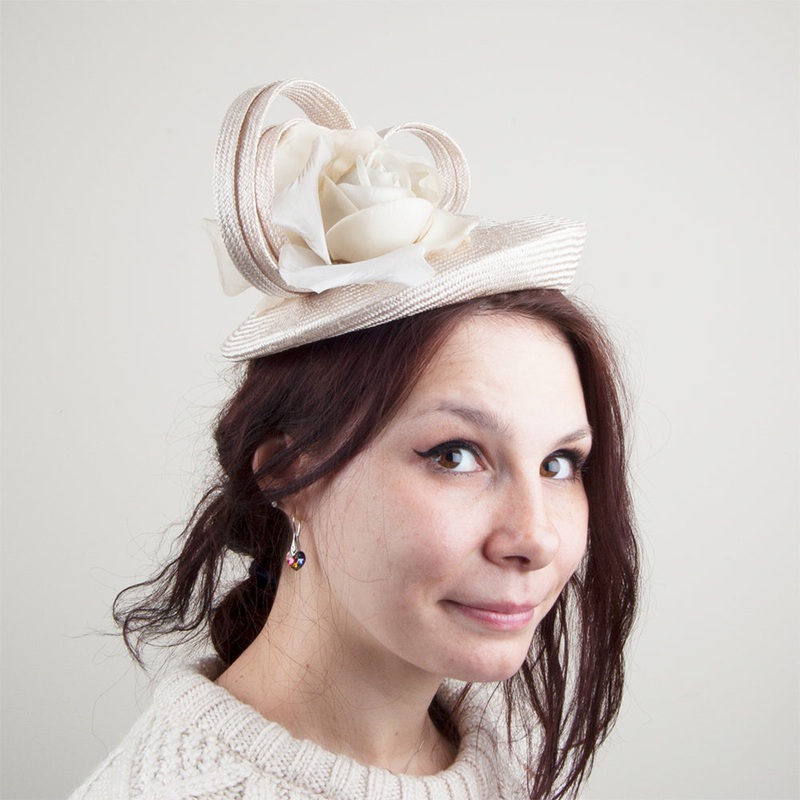 Whiteley Hats Amelie Pillbox – Beige 1-Size