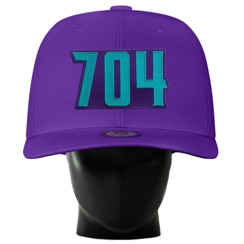 Area Code “704” Noggin Purple (S/M)