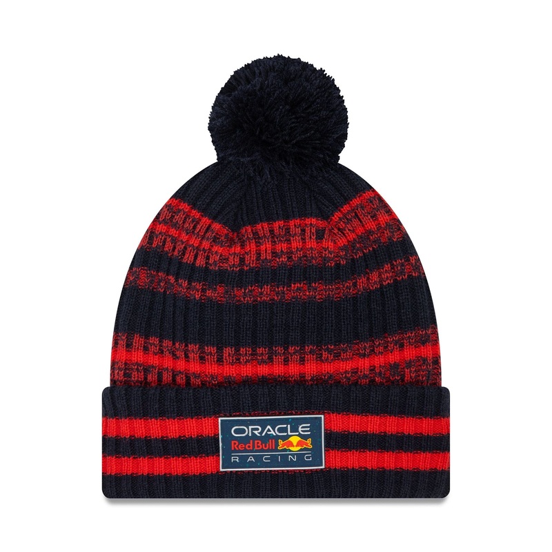 Red Bull Racing Polylana Dark Blue Cuff Knit Beanie Hat OSFM