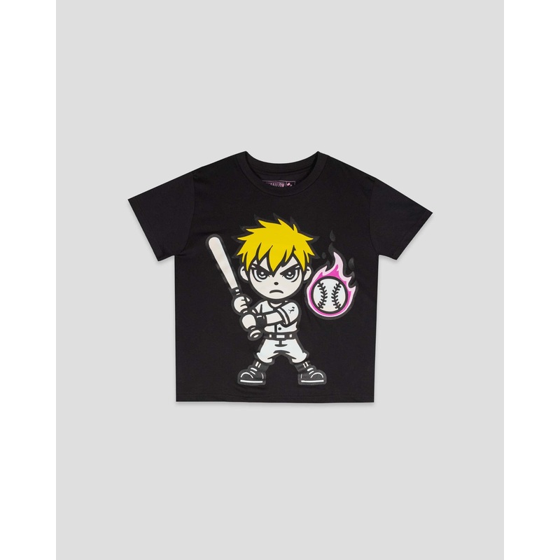 Yakyu Anime Energy Blast T-Shirt (Black) – Youth Youth Small