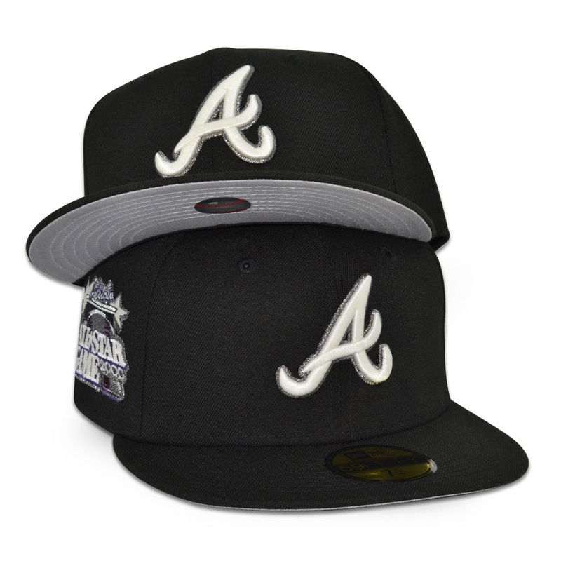 Atlanta Braves “PURPLE REIGN” Exclusive New Era 59Fifty Fitted Hat – Black 6 7/8