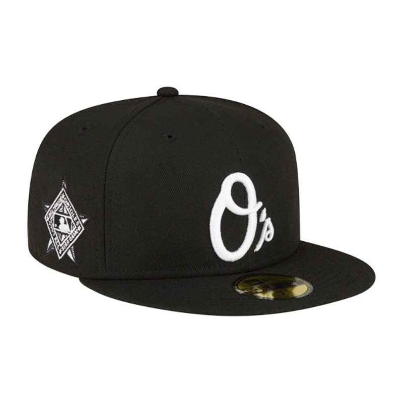 Baltimore Orioles New Era 1993 All-Star Game Exclusive 59Fifty Fitted Hat -Black/Gray UV 7
